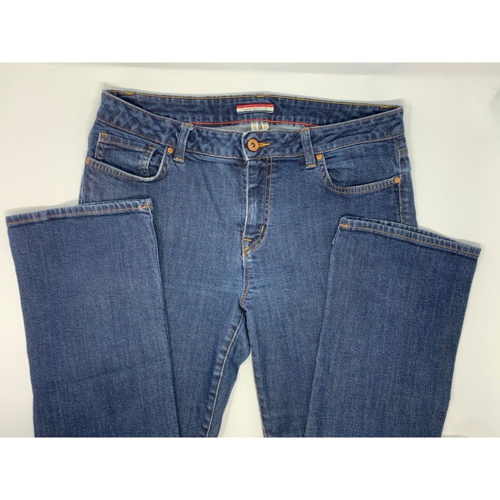 Tommy Hilfiger‎ Stretch Bootcut Women's Blue Jeans Size 12 S